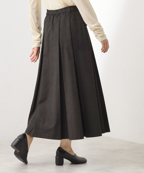 THE SHOP TK (ザ ショップ ティーケー )の「フラップタックスカート【洗える】(スカート・レディース・カーキ/ナチュラル/スミクロ・12/13)」の10枚目の写真