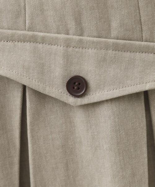 THE SHOP TK (ザ ショップ ティーケー )の「フラップタックスカート【洗える】(スカート・レディース・カーキ/ナチュラル/スミクロ・12/13)」の20枚目の写真