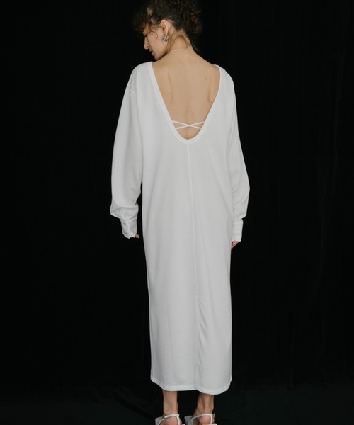 セール】バックオープンカットワンピース（ワンピース）｜HANNE（アン