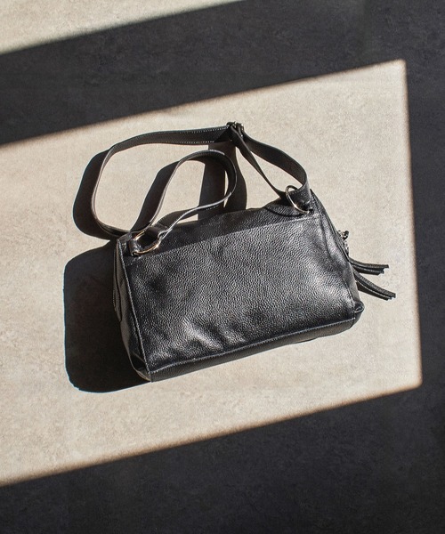 ROSE BUD（ローズバッド）の「(BEAURE)LEATHER BIG SHOULDER BAG（ショルダーバッグ・レディース・ブラック/ブラウン・ONE SIZE）」の7枚目の写真