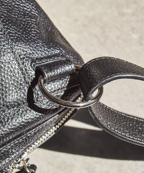 ROSE BUD（ローズバッド）の「(BEAURE)LEATHER BIG SHOULDER BAG（ショルダーバッグ・レディース・ブラック/ブラウン・ONE SIZE）」の14枚目の写真