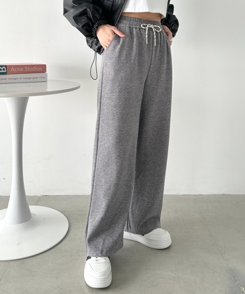 セール】ワイドストレートスウェットパンツ（スウェットパンツ）｜CLEA