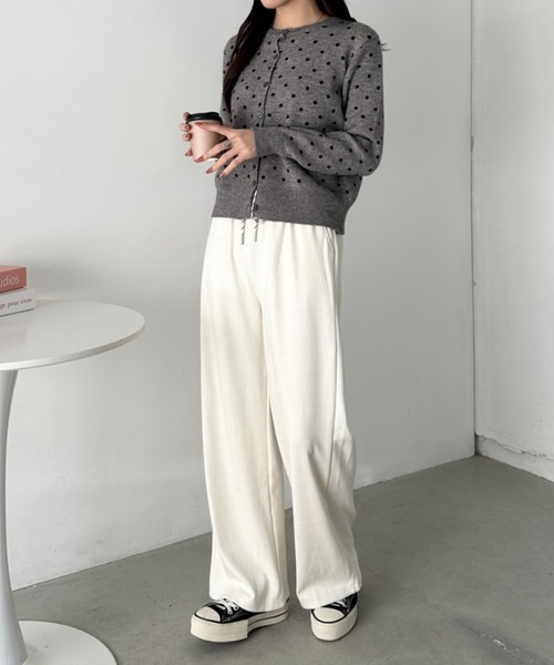 セール】ワイドストレートスウェットパンツ（スウェットパンツ）｜CLEA