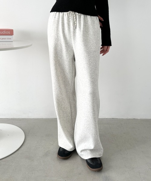 セール】ワイドストレートスウェットパンツ（スウェットパンツ）｜CLEA