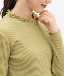 レザレクション　新品未使用タグ付き　レディースLサイズトップス　イエロー レディースのトップス（イエロー/黄色系・フリル）ファッション