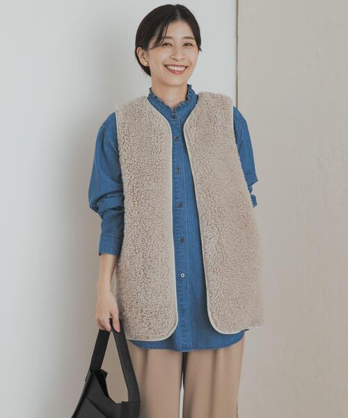 セール】リバーシブルボアベスト(その他アウター)|URBAN RESEARCH セール】リバーシブルボアベスト(その他アウター)|URBAN RESEARCH