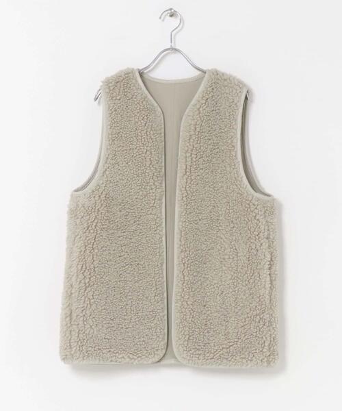 セール】リバーシブルボアベスト（その他アウター）｜URBAN RESEARCH