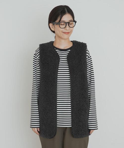 セール】リバーシブルボアベスト（その他アウター）｜URBAN RESEARCH