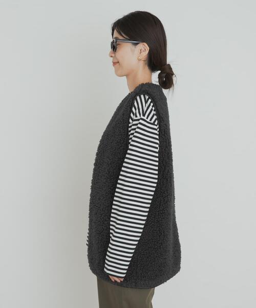 セール】リバーシブルボアベスト（その他アウター）｜URBAN RESEARCH