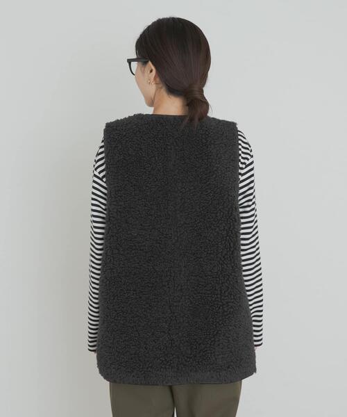 セール】リバーシブルボアベスト（その他アウター）｜URBAN RESEARCH