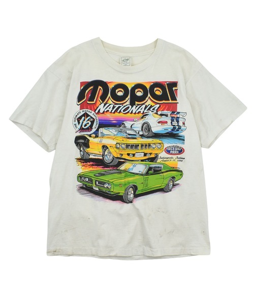 LABORATORY R(ラボラトリーアール)の「【USED】90’s Alore “Mopar Nationals” レーシング Tシャツ USA製(Tシャツ/カットソー・メンズ・ホワイト・LARGE)」の1枚目の写真