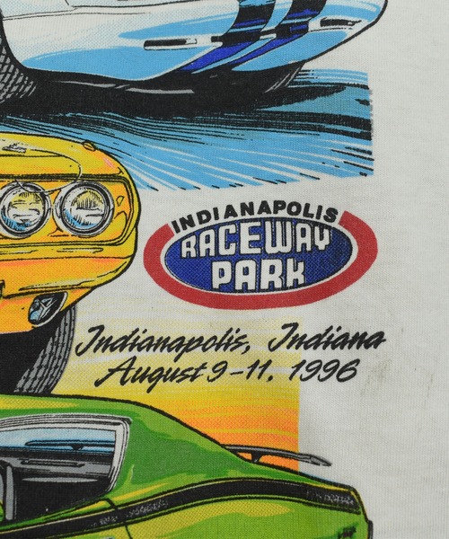 LABORATORY R(ラボラトリーアール)の「【USED】90’s Alore “Mopar Nationals” レーシング Tシャツ USA製(Tシャツ/カットソー・メンズ・ホワイト・LARGE)」の4枚目の写真