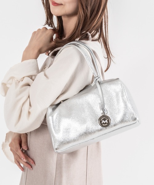 marco masi（マルコマージ）の「【MARCO MASI/マルコマージ】ボストンバッグ　ハンドバッグ（ボストンバッグ・レディース・ブラック/シルバー・FREE）」の2枚目の写真