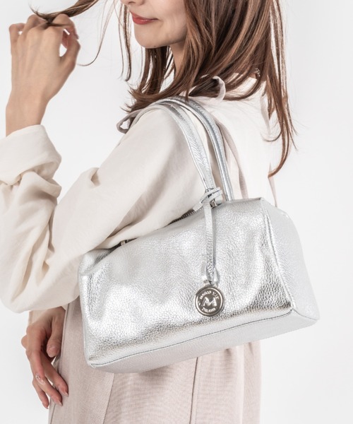 marco masi（マルコマージ）の「【MARCO MASI/マルコマージ】ボストンバッグ　ハンドバッグ（ボストンバッグ・レディース・ブラック/シルバー・FREE）」の21枚目の写真