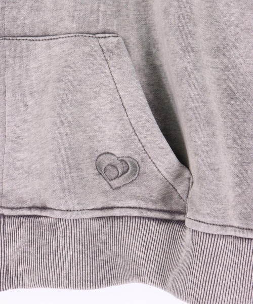 ANAP（アナップ）の「ウォッシュ 加工 ライン スウェット ジップ パーカー（パーカー・レディース・ピンク/ライトグレー/ブルー/ブラック・FREE）」の18枚目の写真