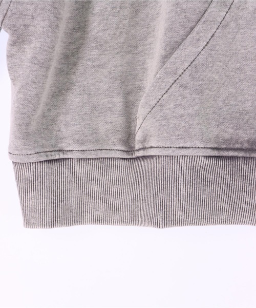 ANAP（アナップ）の「ウォッシュ 加工 ライン スウェット ジップ パーカー（パーカー・レディース・ピンク/ライトグレー/ブルー/ブラック・FREE）」の16枚目の写真