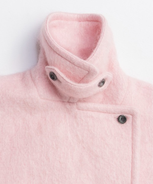 MAISON SPECIAL（メゾンスペシャル）の「Mohair Shaggy Coat / モヘヤシャギーコート（チェスターコート・レディース・ブラック/グレー/ピンク・FREE）」の16枚目の写真