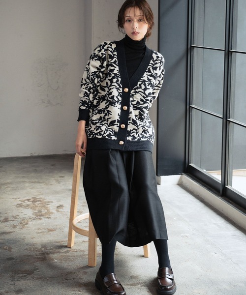 着物カーディガン　ボレロ　マクブリング　ゴシック　龍柄　コスプレ アソートガラシャギーVネックカーディガン(HARE)（カーディガン/ボレロ