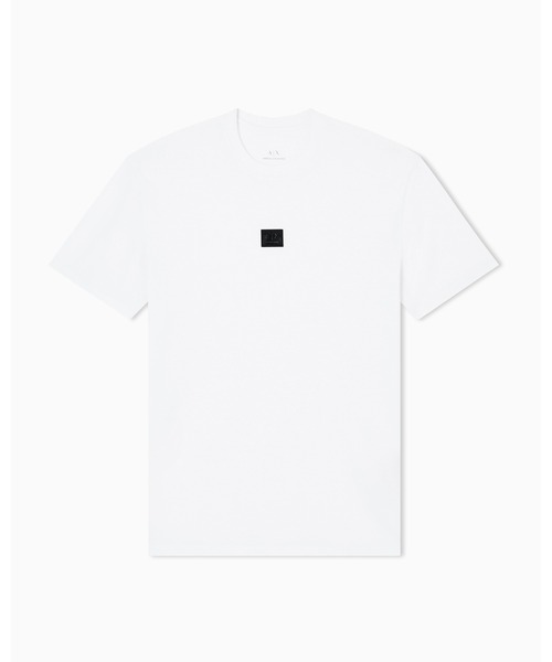 ARMANI EXCHANGE(アルマーニエクスチェンジ)の「【A|X アルマーニ エクスチェンジ】ミニロゴパッチ 半袖クルーネックTシャツ/REGULAR(Tシャツ/カットソー・メンズ・ホワイト/ブラック・LARGE/MEDIUM/SMALL/X-LARGE/X-SMALL/XX-LARGE)」の5枚目の写真