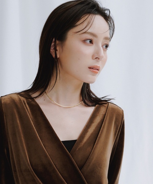 anuans（アニュアンス）の「メタルチョーカー（Tシャツ/カットソー・レディース・ゴールド/シルバー・FREE）」の5枚目の写真