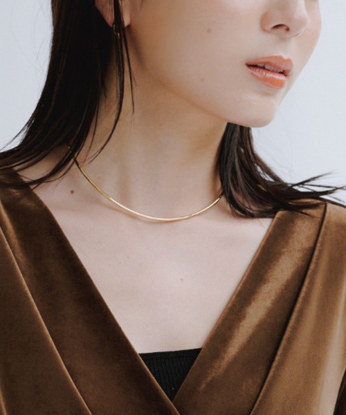 anuans（アニュアンス）の「メタルチョーカー（Tシャツ/カットソー・レディース・ゴールド/シルバー・FREE）」の4枚目の写真