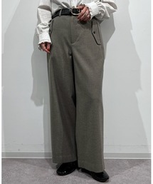 ガウチョパンツ」に該当するグリーン・カーキ/緑色系のファッション