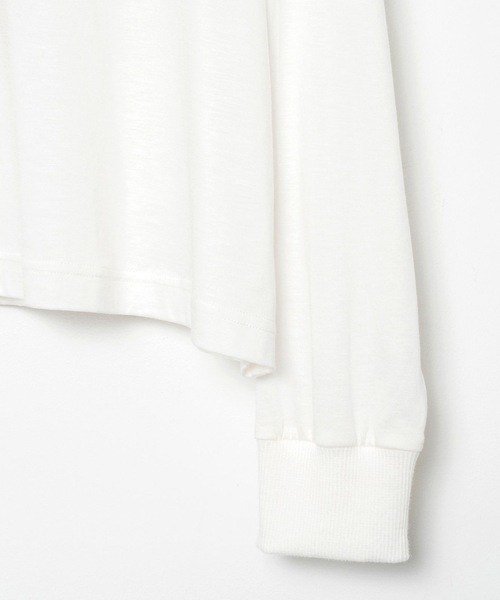 bedsidedrama（ベットサイドドラマ）の「NEO BALLERINA  Wide L/S Tee（Tシャツ/カットソー・レディース・ホワイト/ブラック・1/2）」の10枚目の写真