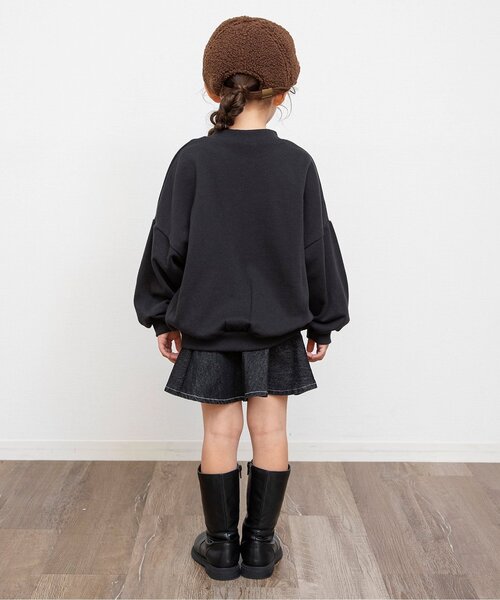 BREEZE（ブリーズ）の「【ジュニア対応】デニムスカート（デニムスカート・キッズ・ブラック/ブルー・80/90/100/110/120/130/140）」の4枚目の写真