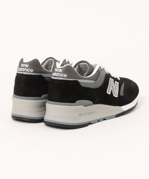 【ユーズド】M997BK 23.5cmブラックxグレー　黒灰　ニューバランス z-mall_1036-0351