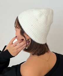 prose verse | 【SAPON】ふわふわパールニットビーニー(キャップ)