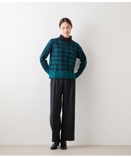 NEWYORKER(ニューヨーカー)の「【ウォッシャブル】TWビエラ ワイドパンツ(その他パンツ・レディース・ライトグレー/ネイビー・9号/11号)」の18枚目の写真