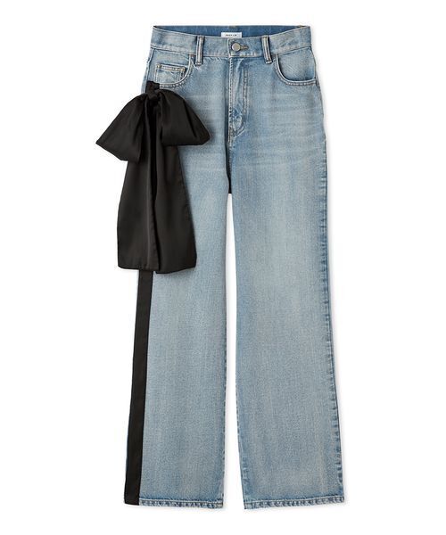 FRAY I.D（フレイアイディー）の「リボンモチーフストレートワイド