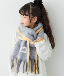 CIAOPANIC TYPY | 【KIDS】静電気防止洗える太フリンジマフラー(OSORO)(マフラー)