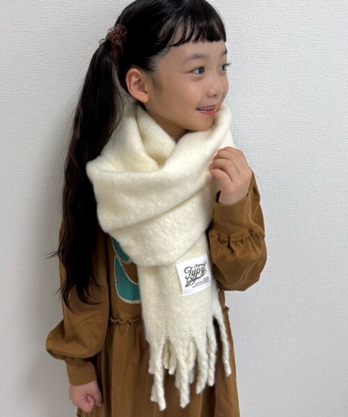 公*o様 ✨激レア✨ メゾピアノ マフラー リボン フェイクファーマフラー(F マルチ): キッズ - ナルミヤ