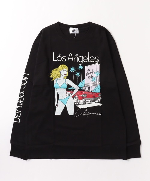 ARCHIVER（アーカイバ）の「【RES】プリント長袖Tシャツ（Tシャツ/カットソー・レディース・ブラック/グレー/ホワイト/オレンジ・LARGE/MEDIUM）」の2枚目の写真