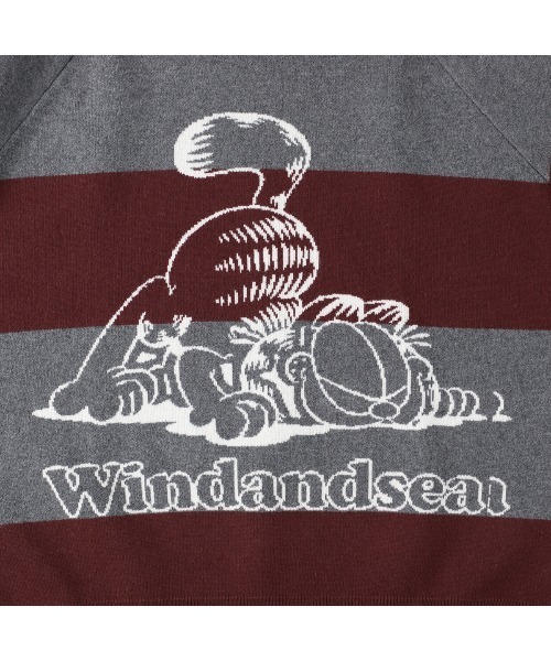 トレーナー/スウェット GARFIELD X WDS CREW NECK / WINDANDSEA WIND AND SEA - GARFIELD X WDS CREW NECK / WINDANDSEAの通販 by