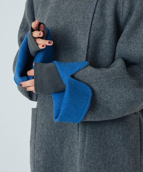 ROSE BUD（ローズバッド）の「(CREOLME)REVERSIBLE MIDDLE COAT（その他アウター・レディース・ブラウン/グレー・ONE SIZE）」の10枚目の写真