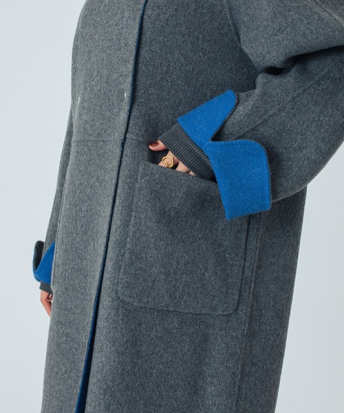 ROSE BUD（ローズバッド）の「(CREOLME)REVERSIBLE MIDDLE COAT（その他アウター・レディース・ブラウン/グレー・ONE SIZE）」の11枚目の写真