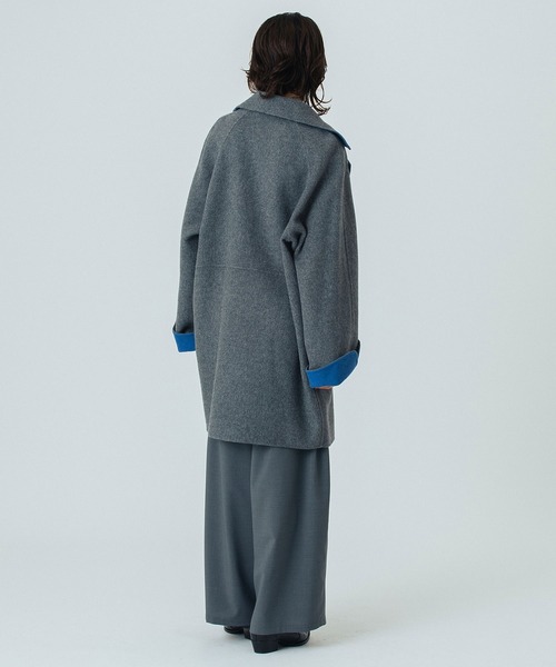 ROSE BUD（ローズバッド）の「(CREOLME)REVERSIBLE MIDDLE COAT（その他アウター・レディース・ブラウン/グレー・ONE SIZE）」の17枚目の写真