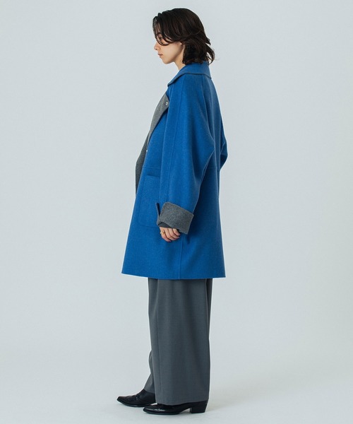 ROSE BUD（ローズバッド）の「(CREOLME)REVERSIBLE MIDDLE COAT（その他アウター・レディース・ブラウン/グレー・ONE SIZE）」の22枚目の写真