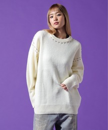 【WEB&DEPOT限定】DankeSchon/ダンケシェーン/ST KNIT CREWNECK