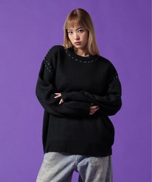 【WEB&DEPOT限定】DankeSchon/ダンケシェーン/ST KNIT CREWNECK