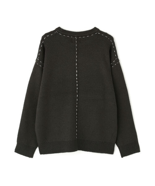 DANKE SCHON(ダンケシェーン)の「【WEB&DEPOT限定】DankeSchon/ダンケシェーン/ST KNIT CREWNECK(ニット/セーター・メンズ・ホワイト/チャコールグレー/ブラック・L/M/XL)」の5枚目の写真