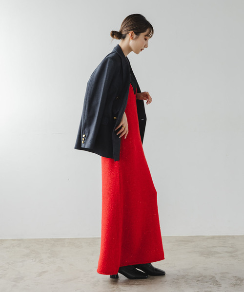 PROVOKE (プロヴォーク)の「PROVOKEプロヴォーク ラメニットキャミソールワンピース(ワンピース・レディース・レッド/ブラック・FREE)」の17枚目の写真