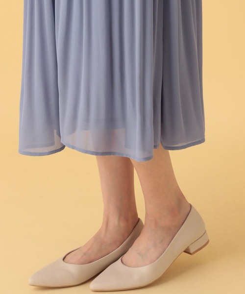 Elura（エルーラ）の「≪入卒/セレモニー/通勤≫プリーツワンピース/603869（ワンピース・レディース・ライトブルー/ネイビー・LARGE/MEDIUM）」の20枚目の写真