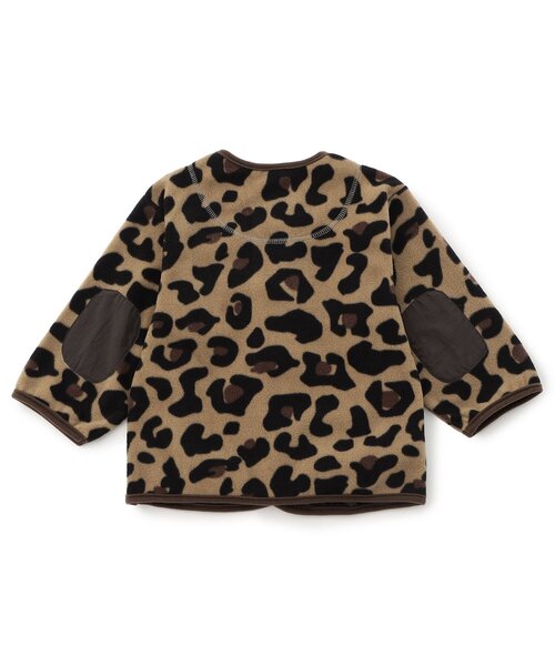 F.O.KIDS(エフオーキッズ)の「【セットアップ可/ジュニア対応】フリースカーディガン(カーディガン/ボレロ・キッズ・ブラウン/チャコール/アイボリー・80/90/100/110/120/130/140)」の4枚目の写真