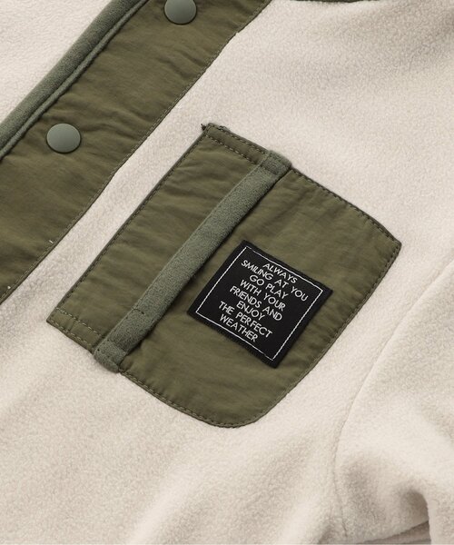 F.O.KIDS(エフオーキッズ)の「【セットアップ可/ジュニア対応】フリースカーディガン(カーディガン/ボレロ・キッズ・ブラウン/チャコール/アイボリー・80/90/100/110/120/130/140)」の8枚目の写真