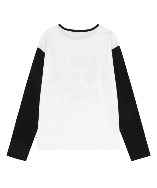 FANCY CLUB（ファンシークラブ）の「ガールズマイファンシーロングスリーブ (ブラック)_F24ZB068（Tシャツ/カットソー・レディース・その他・1/2）」の5枚目の写真