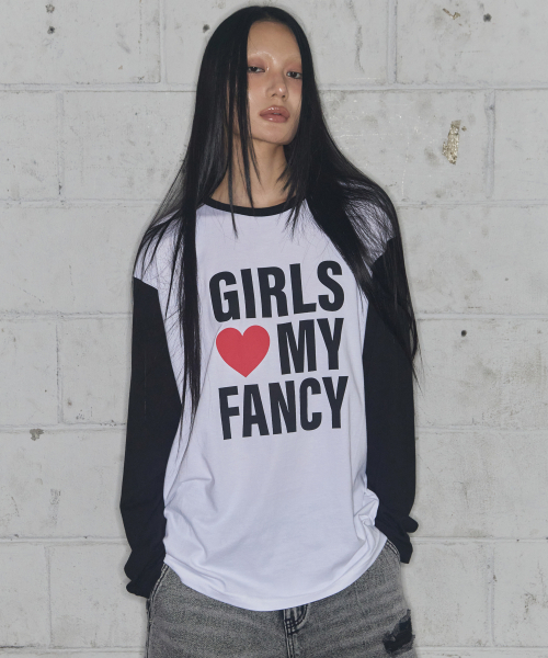 FANCY CLUB（ファンシークラブ）の「ガールズマイファンシーロングスリーブ (ブラック)_F24ZB068（Tシャツ/カットソー・レディース・その他・1/2）」の6枚目の写真