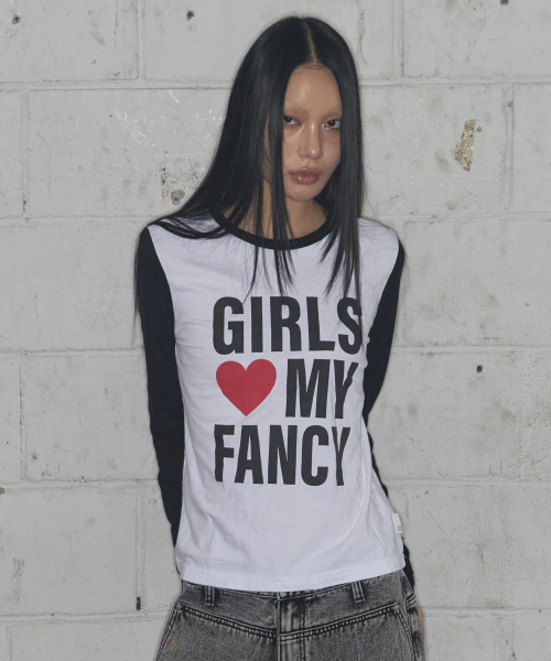 FANCY CLUB（ファンシークラブ）の「ガールズマイファンシーロングスリーブ (ブラック)_F24ZB068（Tシャツ/カットソー・レディース・その他・1/2）」の9枚目の写真